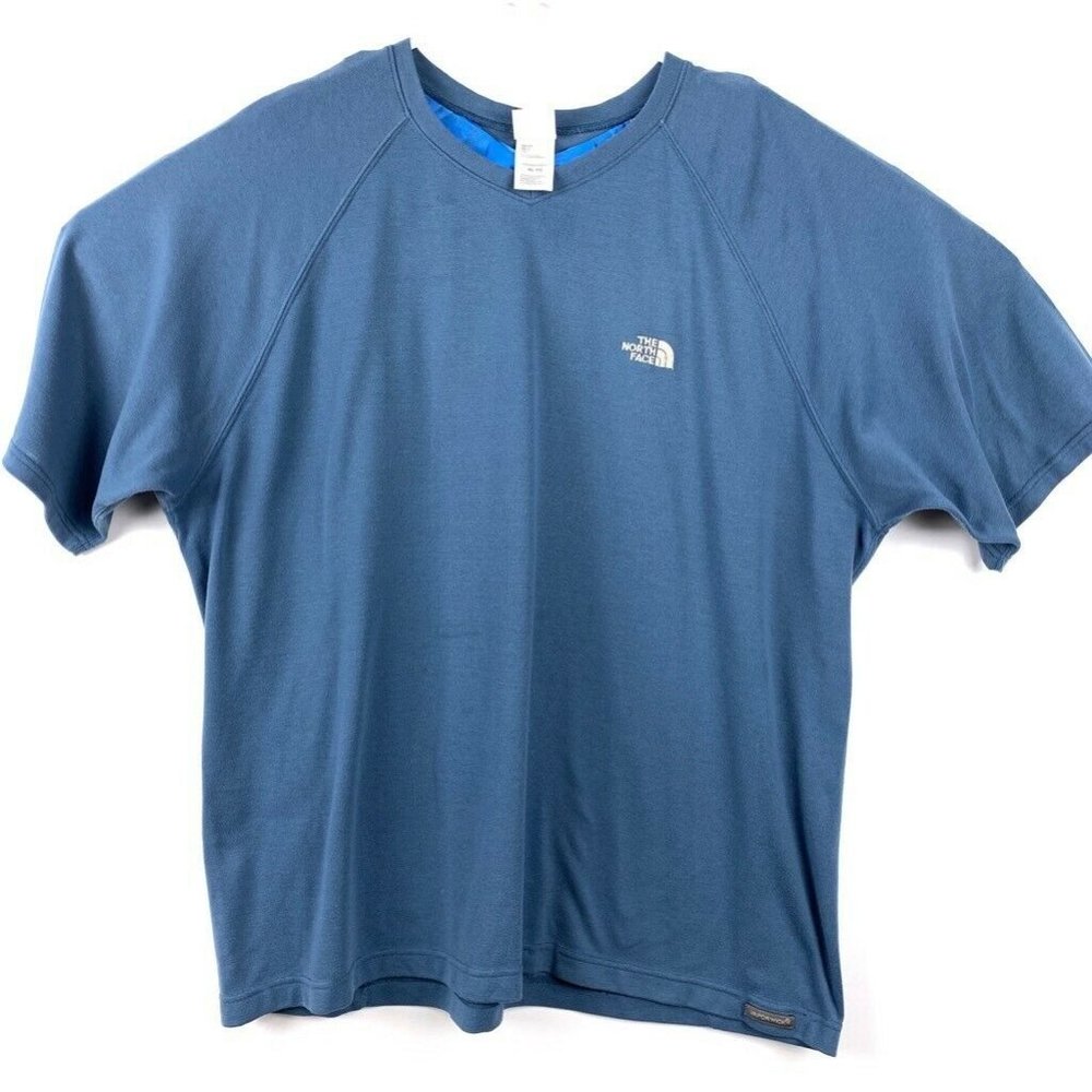 The North Face Vaporwick Mens Ruckus T-Shirt Blue